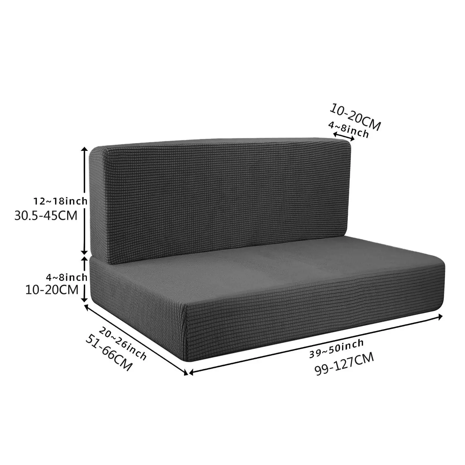 4 قطع من أغطية وسائد التخييم سهلة التركيب أغطية مقاعد RV ناعمة للمقطورات