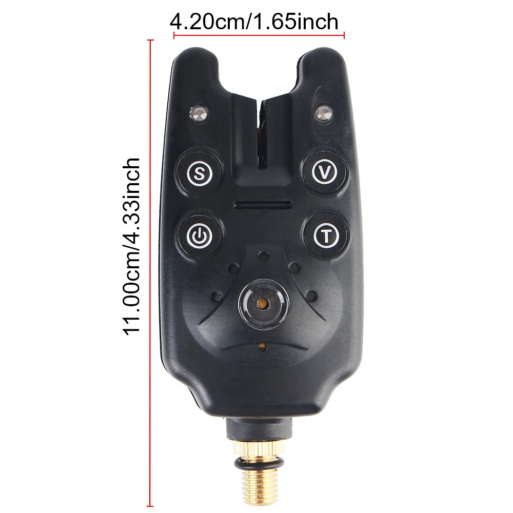 JY-1 Fishing Accessories with Volume Tone Sensitivity Control Accessories LED Indicator Carp Fishing Bite Alarm