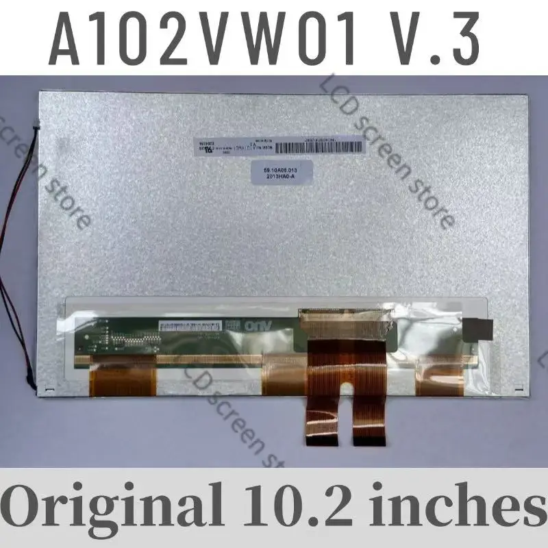 العلامة التجارية الجديدة الأصلية 10.2 بوصة A102VW01 V.3 V3 A102VW01 V.7 V7 A102VW01 V.8 شاشة عرض LCD