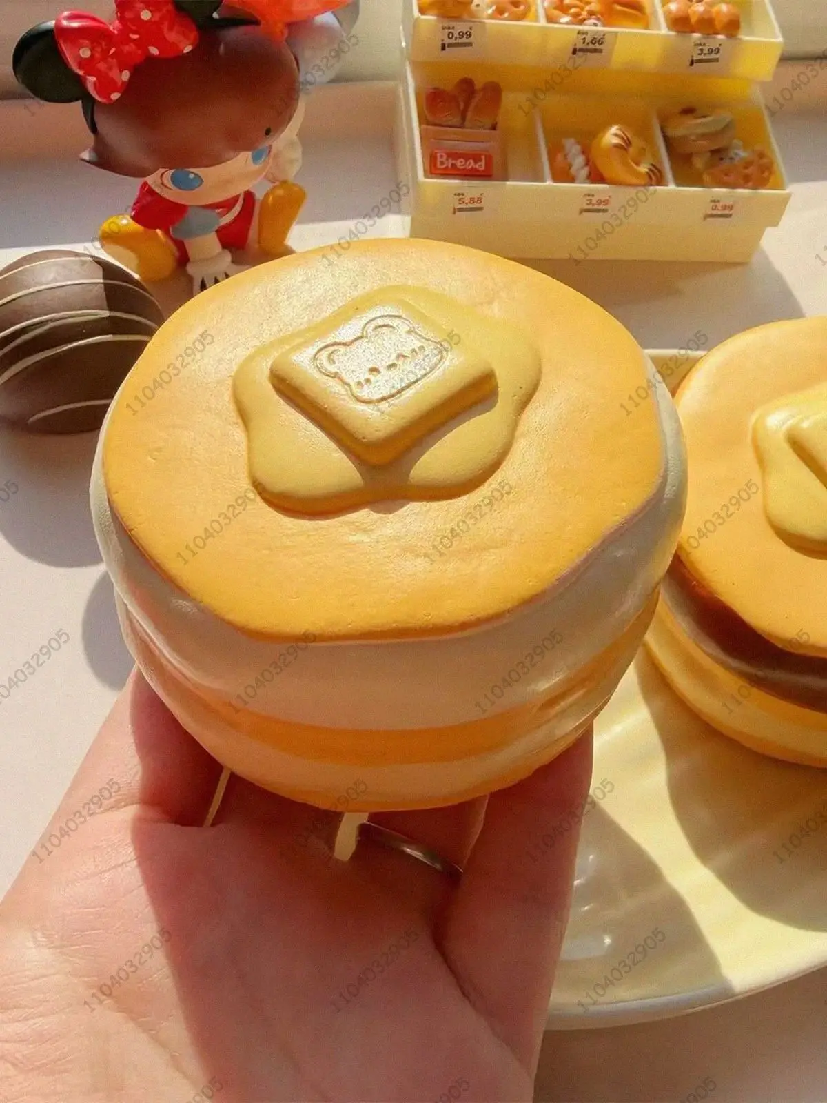 Muffin au miel, jouet Squishy à montée lente, crêpes, pâtisserie, Fidget, Anti-Stress, jouets sensoriels ASMR, cadeaux pour enfants et adultes