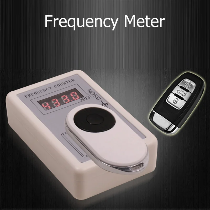 Handheld Remote Control Wireless Frequency Meter Digital Counter Tester 250-450MHz for Car Auto Garage Door