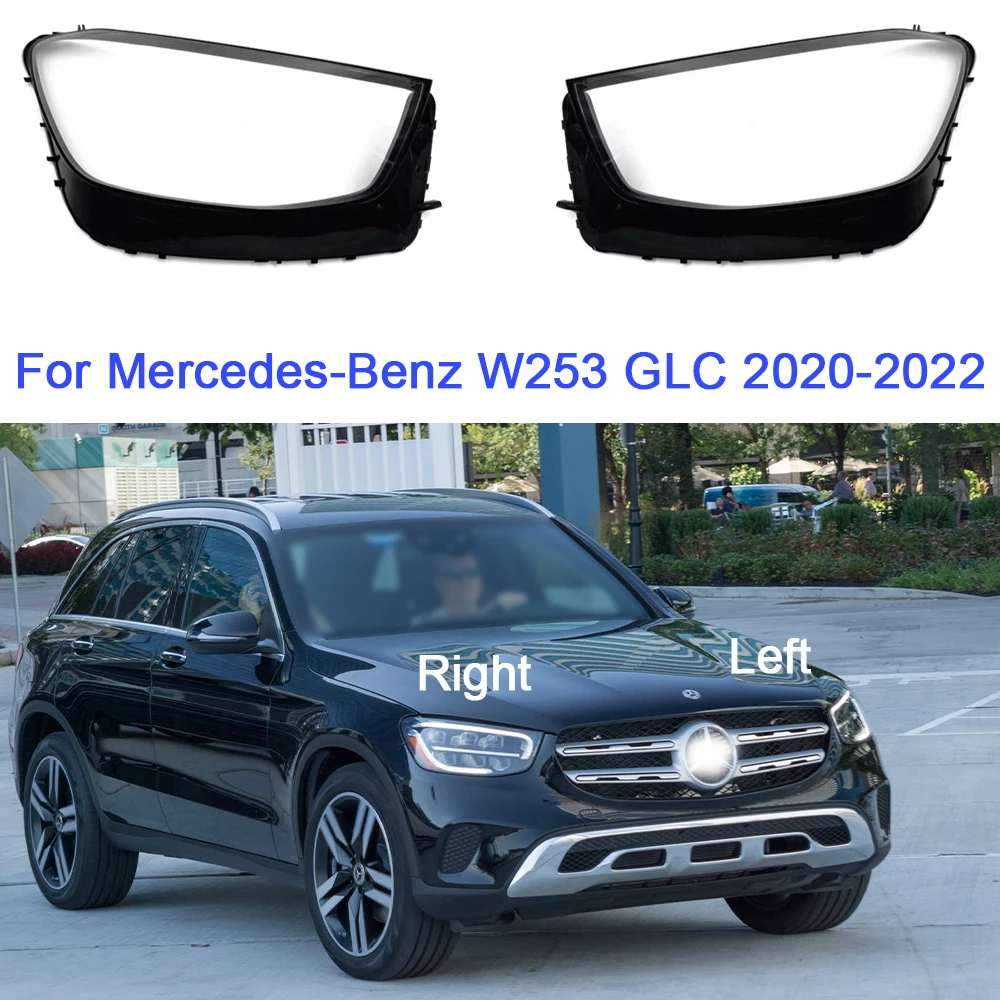 

Headlight Glass For Mercedes-Benz W253 GLC 2020 2021 2022 GLC200 GLC260 GLC300 Lampshade Clear Headlamp Shell Lamp Cover