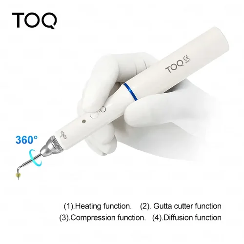 Imagen 2 del producto TOQ-Pluma de obturación de gutapercha inalámbrica Dental, sistema de llenado de conducto radicular + 2 puntas, cortador de gutapercha Dental de calentamiento de 3 segundos