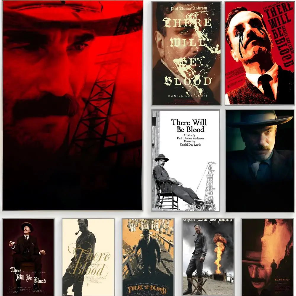 epic movie t-there will be blood Poster Classic Wall Art  Home Decor  Peel and Stick Unframed