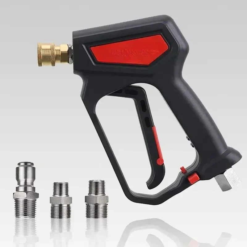 

Favorable Price adjustable spray 5000psi car portable 5 nozzle tips extension wand KIT High Pressure Washer Gun