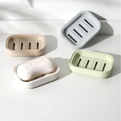 New Bathroom Dish Plate Case Home Shower Travel Hiking Holder Container Soap Box Plastic Soap Box Dispenser Soap Rack