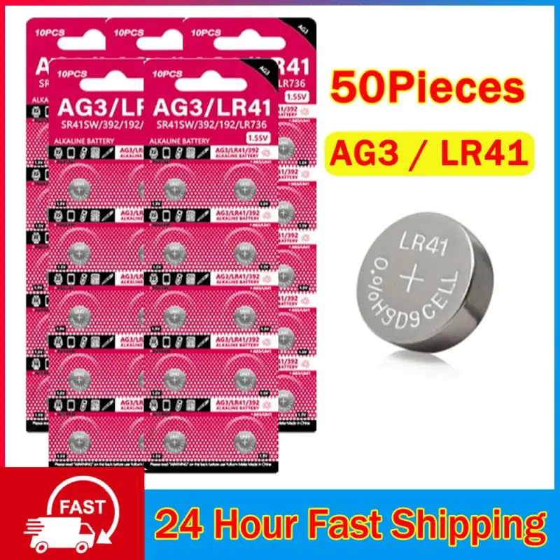 

Часовая батарейка AG3 1,55 в, литиевая батарейка для кнопок SR41 192 L736 384 SR41SW CX41 LR41 392