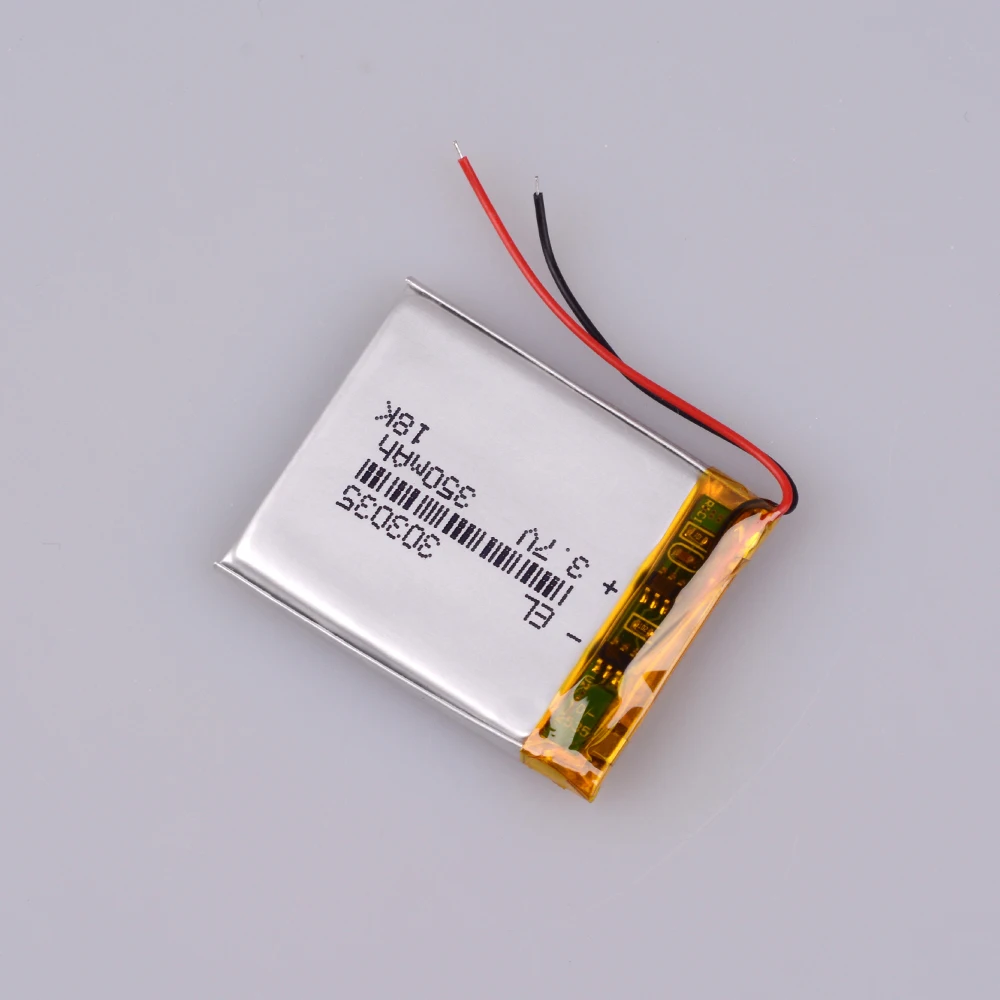 10 pezzi/lotto 3,7 V 400 mAh 303035   Batteria ricaricabile ai polimeri di litio agli ioni di litio Li per penna registratore vocale smartband bluetooth