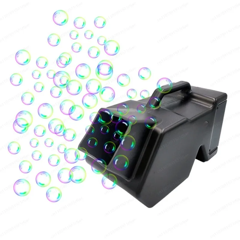 

New-style Roller Design Battery Powered 1L Liquid Container 50 Sqm Coverage Area Automatic Bubble Blower for Mobile Entertainer