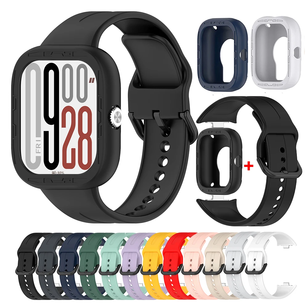 

Silicone Strap For Redmi Watch 5 Smart Watch Band+Protective Case
