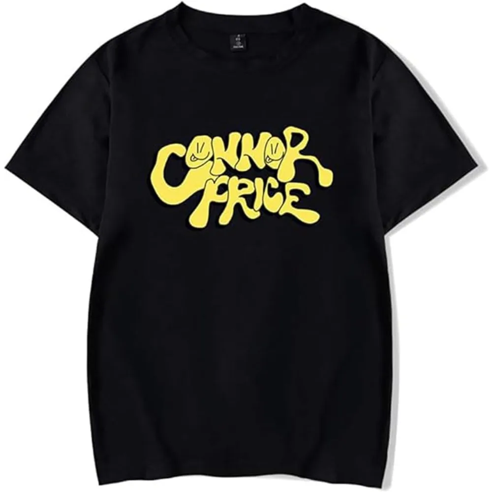 

Connor Price Logo Short Sleeve Merch Tee Women Men Crewneck Fashion T-shirt Unisex Tops