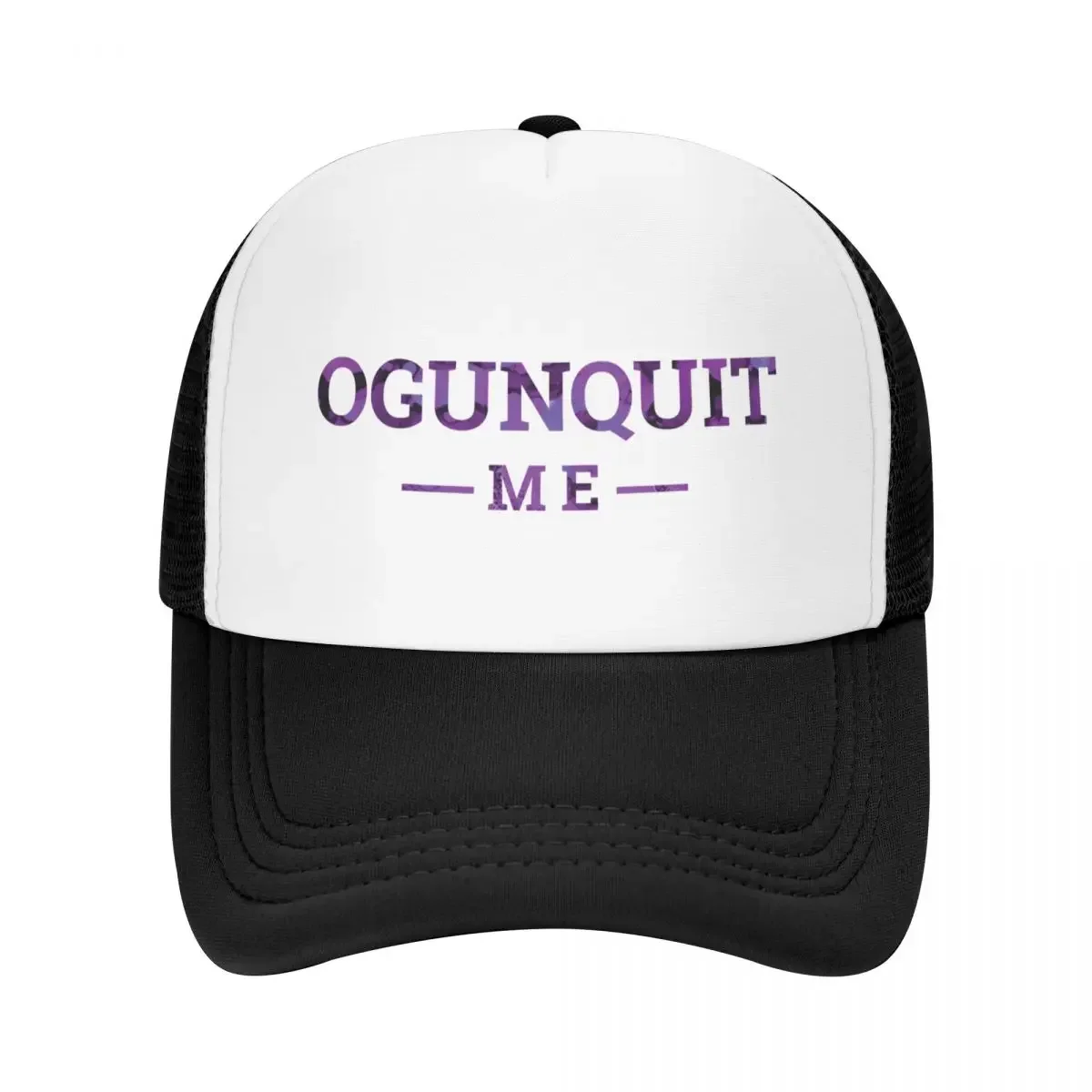 Baseball Cap Ogunquit, ME Alcohol Ink Baseball Cap foam party Hat Hip Hop Hat Luxury Brand summer hat Men's Caps Women's