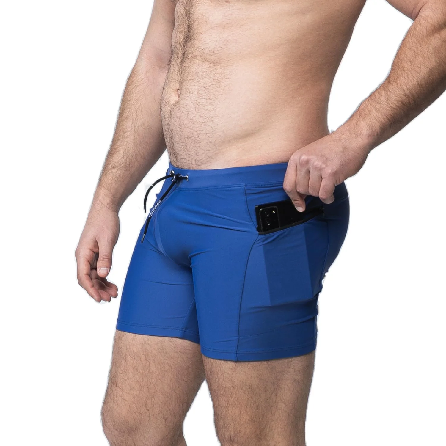 

Taddlee Swimwear Men Swimsuits Swim Boxer Brief with Zipper Pockets Square Cut