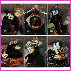 Anime Jujutsu Kaisen Rare DVR Refractive Flash Cards Kugisaki Nobara Itadori Yuji Toys for boys Collectible Cards Birthday Gifts