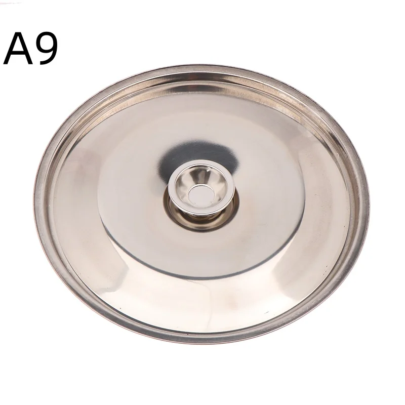 

Stainless Steel Lid 10-26cm Bucket Lid Universal Round Seasoning Can Lid Oil Drum Lid Small Pot Lid Basin Lid Flavor Cup Lid