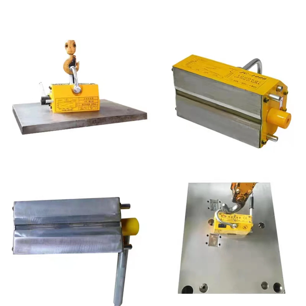Gato electromagnético elevador de grúa, ventosa electromagnética de 600kg, YS-600 de hierro Industrial fuerte