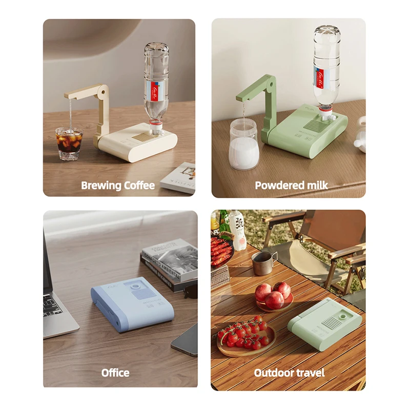 3s dispensador de aquecimento instantâneo água quente portátil dobrável viagem desktop aquecedor bomba galão garrafa potável caldeira chaleira elétrica