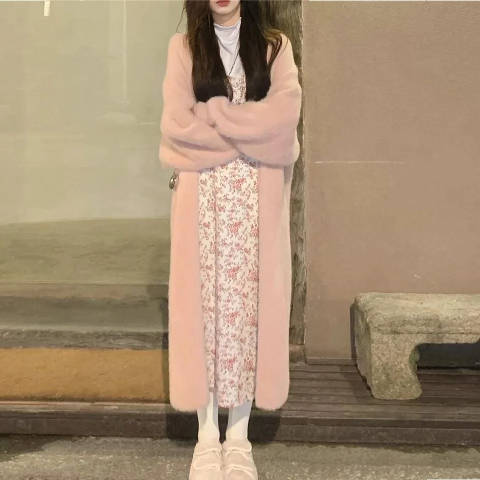 カーディガン Katie FLUFFY long cardigan white katie cardigan - TikTok Shop