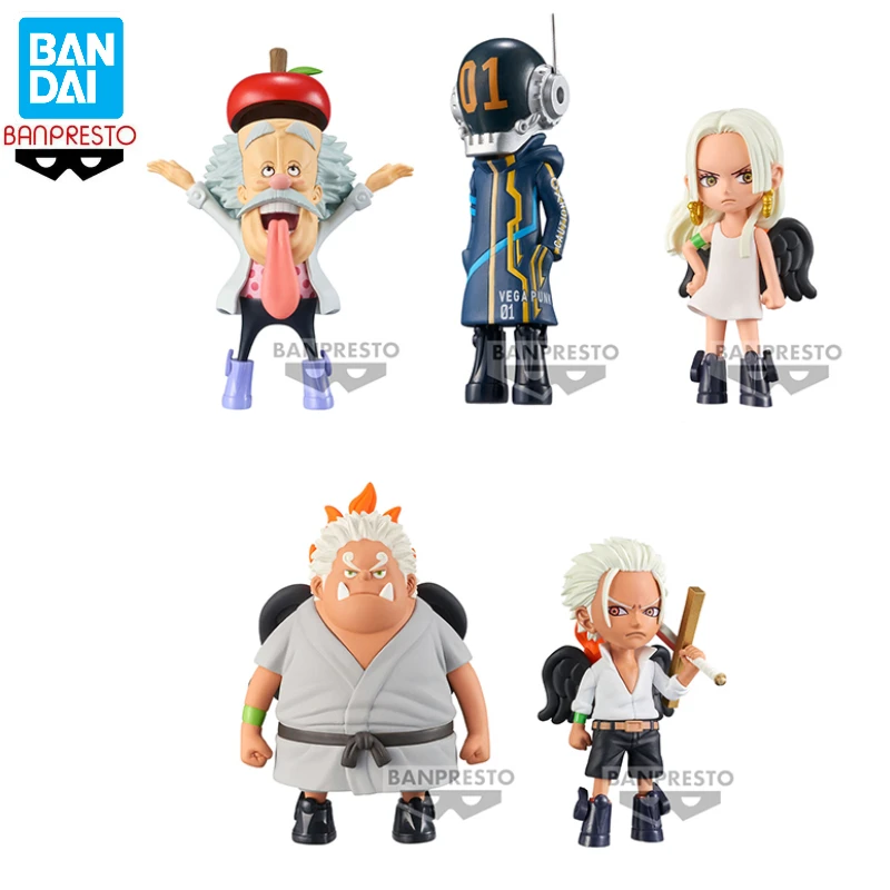 In Stock Bandai BANPRESTO WCF World Collectable Figure Egghead Vol.4 One Piece S-Shark S-Snake S-Eagle Dr. Vegapunk Shaka Anime