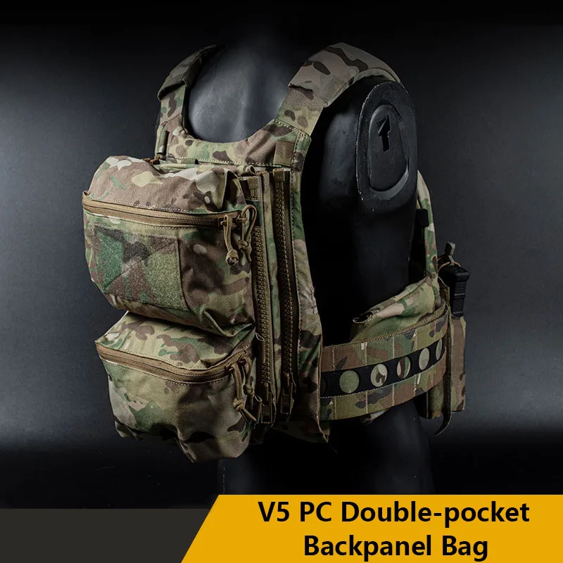 

Multi-functional Expansion Training Combination Detachable Backpack Lightweight Tactical Equipment V5 PC Double-bag Back Panel