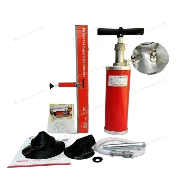 

Пневматическое устройство для отбеливания труб GQ-4, противозасоряющее средство для слива пола унитаза высокого давления для бытовой кухни и туалета