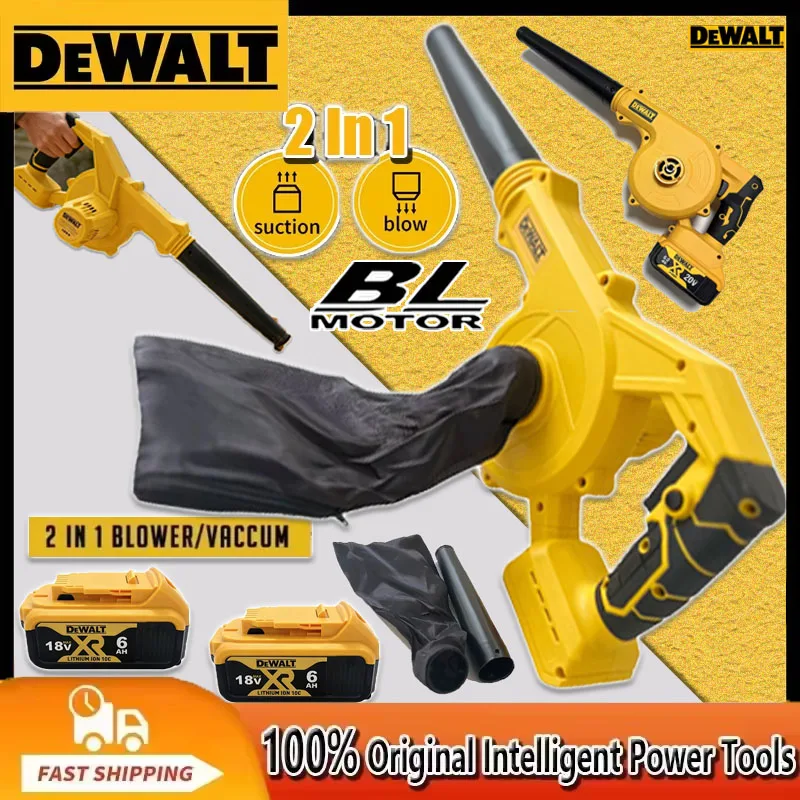 Dewalt Cordless Leaf Blower for Dewalt 18V Battery Electric Jobsite Air Blower 2-in-1 Handle Electric Blower and Vacuum Cleaner