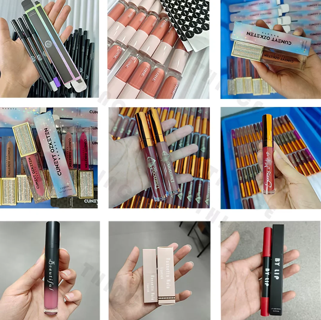 カスタムロゴリップグロスビーガン光沢のあるベンダーシマーリップグロスプライベートラベルクリア唇保湿メイクアップ卸売バルク