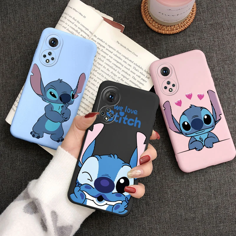 Classic Lilo Stitch Case For Honor 50 Huawei Nova 9 Phone Cover Cartoon Girl Gifts Soft Silicone Capa Coque Funda For Honor 50