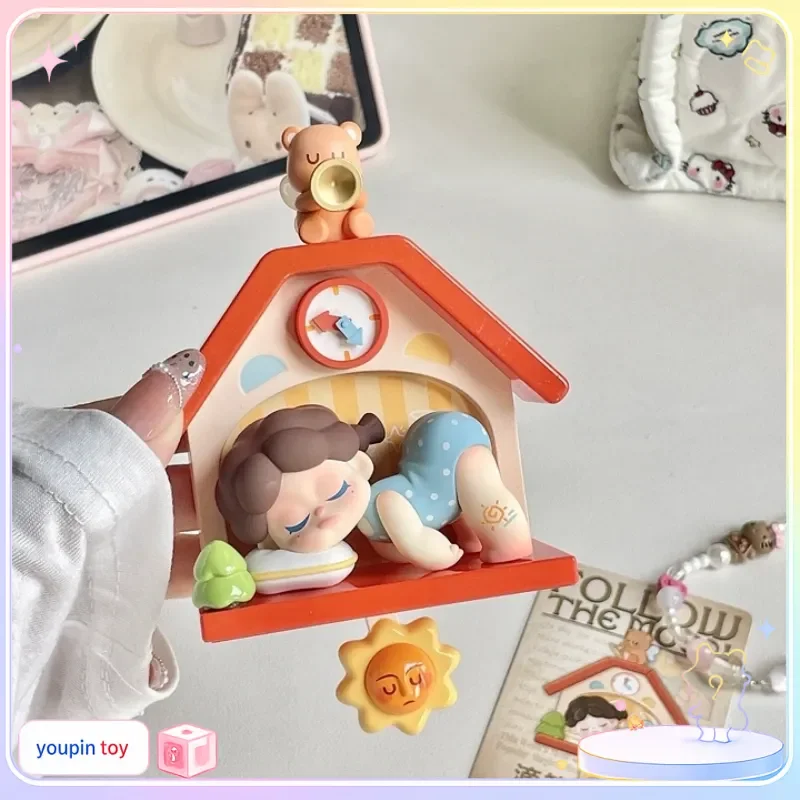 Dodo Sugar Wendy V4 Follow The Moon Series Blind Box Figure Collectible Art Toy Cute Desktop Ornament Gift For Adult Collectors