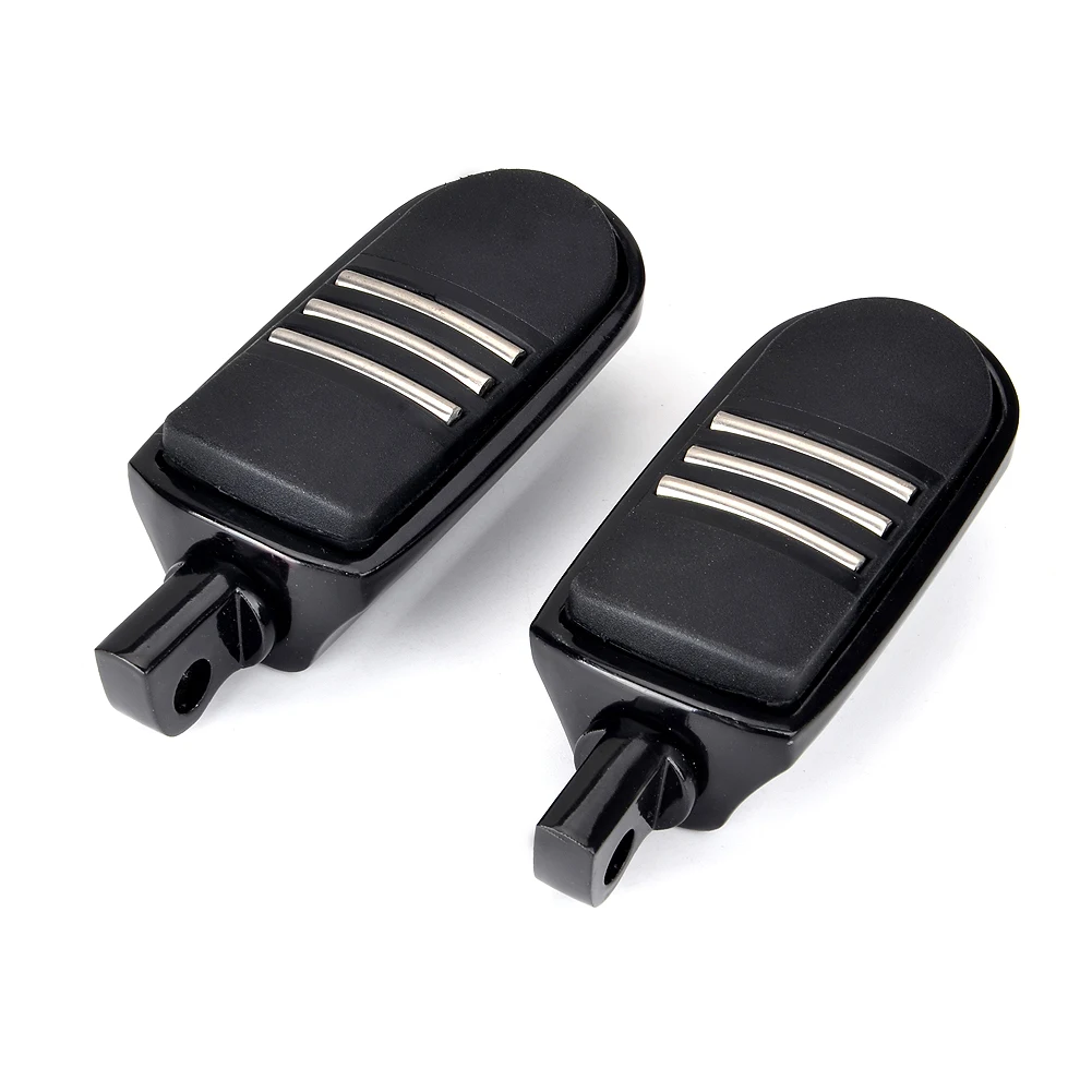 Motorfiets Voetsteunen Aluminium Snelweg Pinnen Voetsteunen Voetsteun Voor Harley Alle Modellen met Mannelijke Mount Voetsteun Beugel 10mm Diameter
