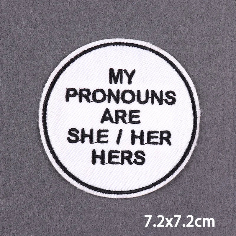 Schwarzer Aufnäher mit Slogan zum Aufbügeln für Kleidung, DIY-Stickerei-Applikation, Bügelbare Aufnäher, DIY-Bügelsticker, Abzeichen – Detail 12