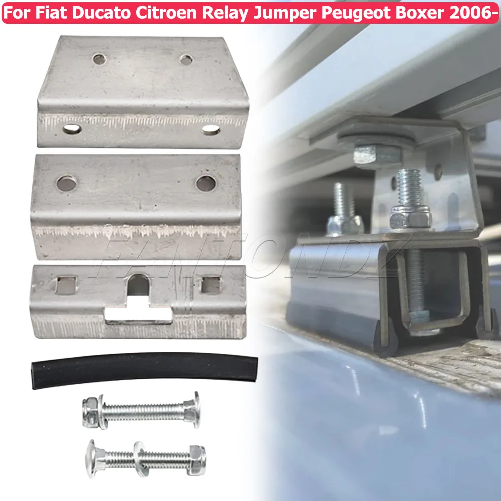 For Citroen Relay Jumper Fiat Ducato Roof Rail Mounting Brackets For Peugeot Boxer 2006+ For Solar Panel or Roof Rack Mount Kit