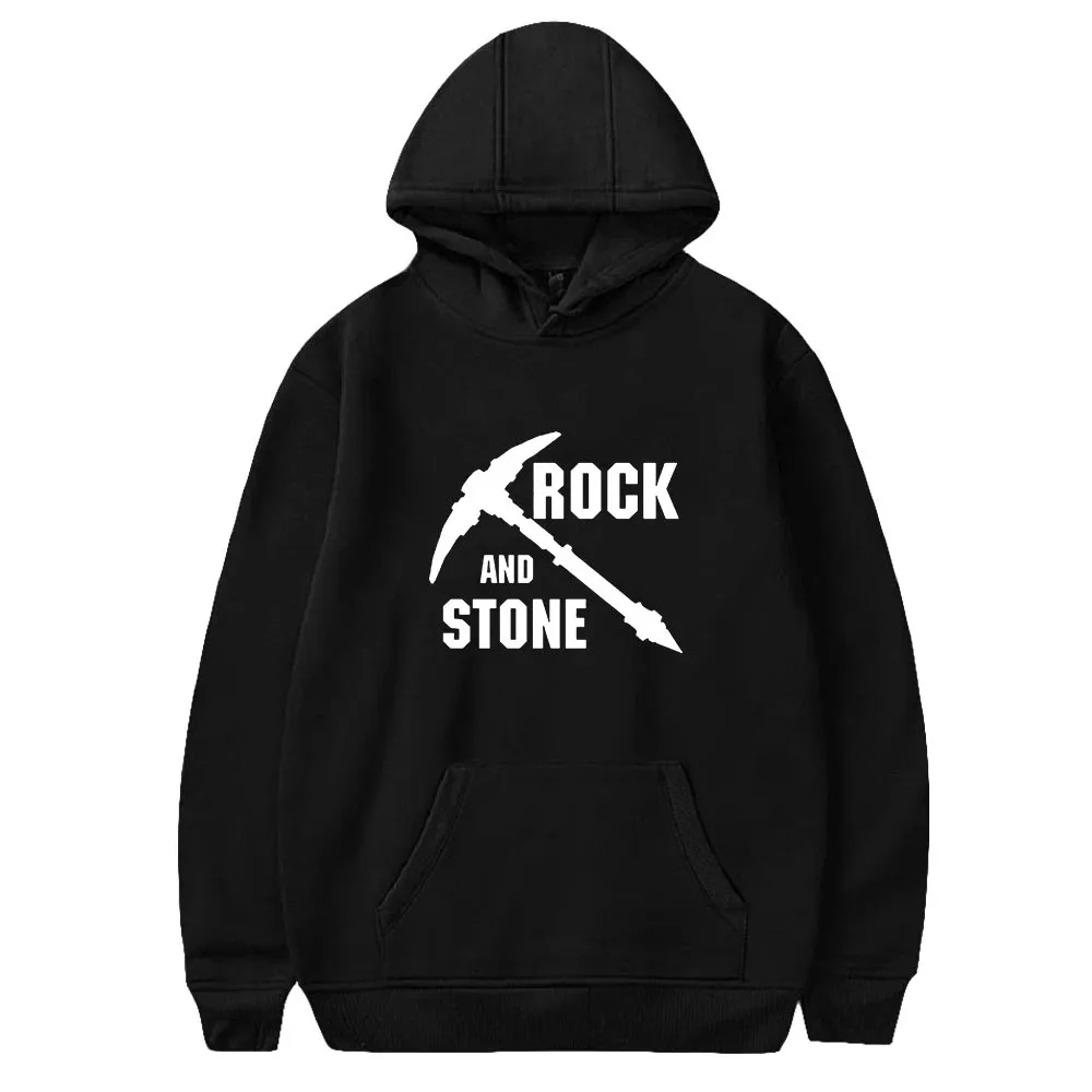 Hoodies de Deep Rock Galaxy masculino, Alien Jogo, moletons masculinos, mangá com capuz, manga comprida, novo, 2024