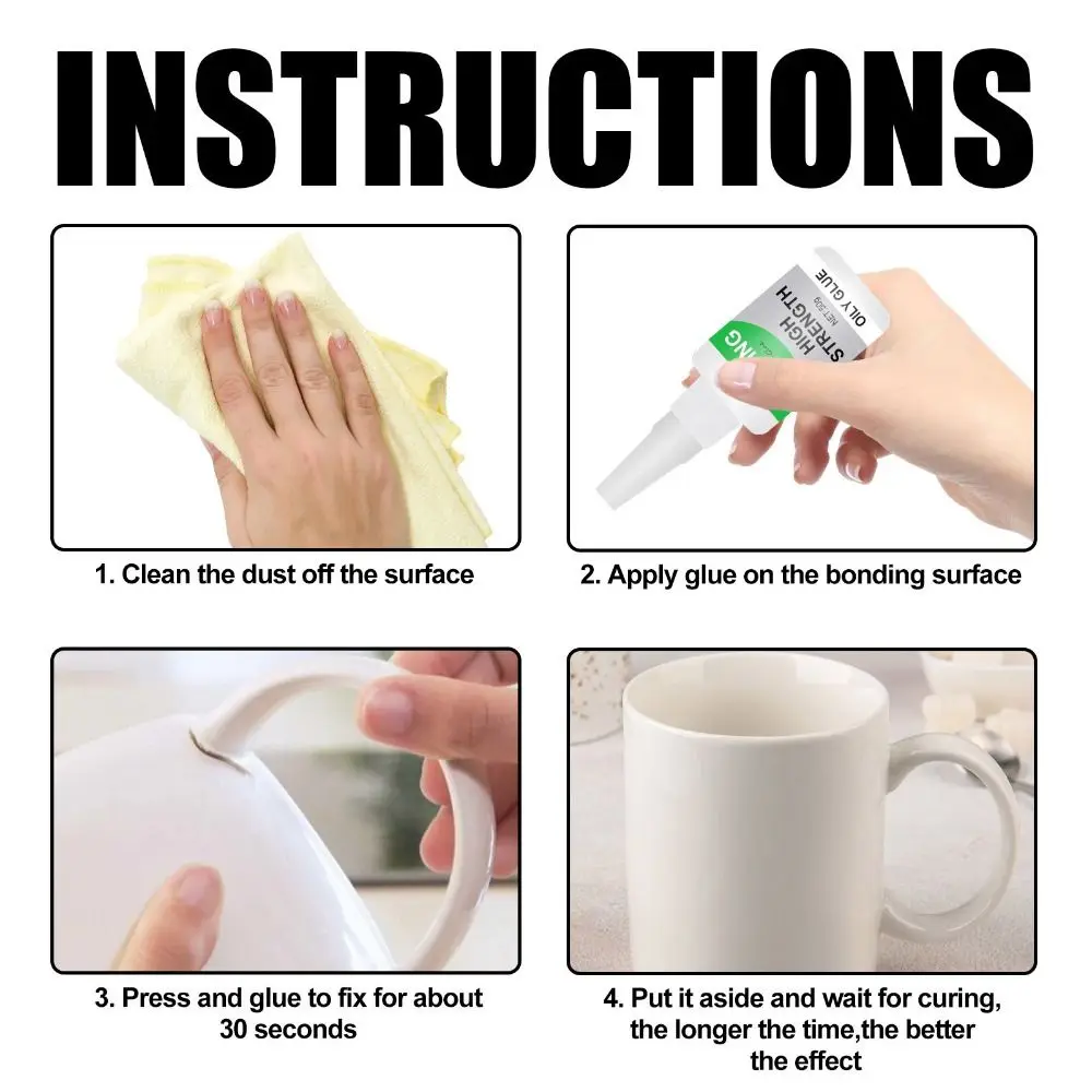 Fast Repair High-Strength Glue Strong Adhesion Multifunctional Mighty Instant Glue Waterproof Super Glue