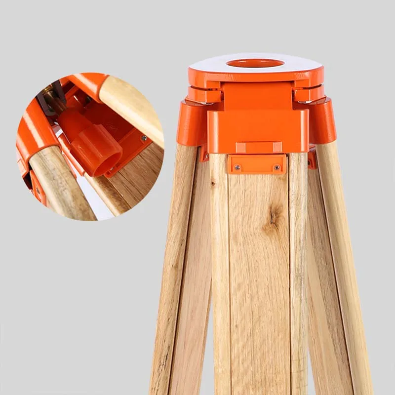 Tripod Aluminum Alloy Solid Wood Level Gauge Theodolite Total Station Surveying And Mapping Support Tool Accessories