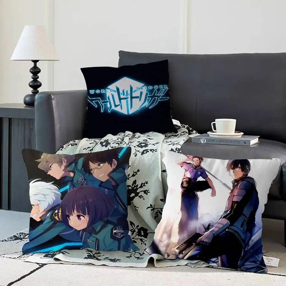 

Animation World Trigger Stitch Lucky Dragon Pillow Cover Sofa Cushion Cover Home Room Decoration Children Gift