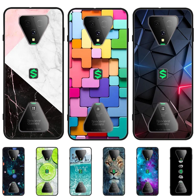 Silicone Case For Xiaomi Black Shark 3S Cover Soft Silicon Phone Case For Xiaomi Black Shark3 Pro Case BlackShark 3 Fundas Coque