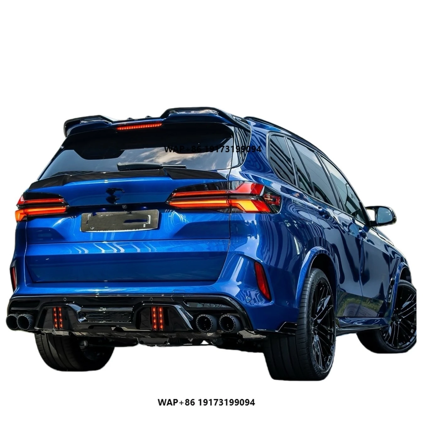 

LD Style Carbon Fiber Body Kit for B-MW X5 X5m G05 F95 Body Kit of Tail Throat Spoiler of Carbon Fiber Rear Diffuser