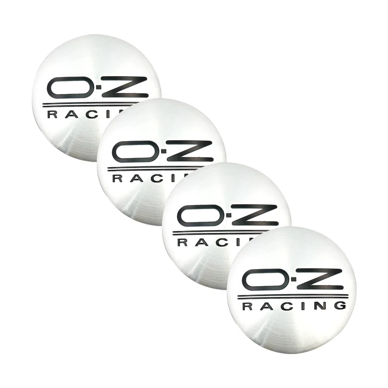 56MM Aluminum O.Z OZ Racing Car Logo Wheel Center Cap Rim Badge Cover Decal Auto Modified Emblem Sticker Accessories