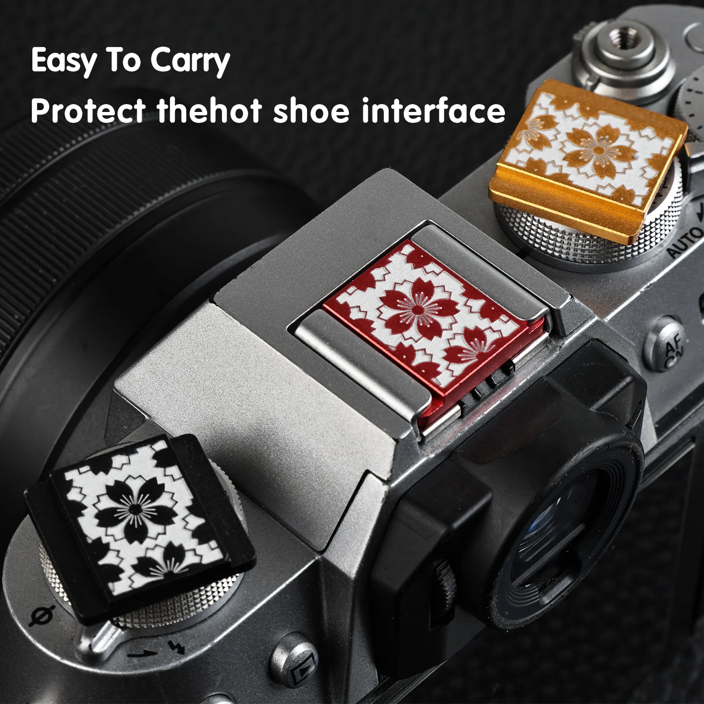 

Metal Sakura Hot Shoe Cover Shutter Release Button Protective Cap for Canon Nikon Sony Leica Pentax Panasonic Camera Accessories