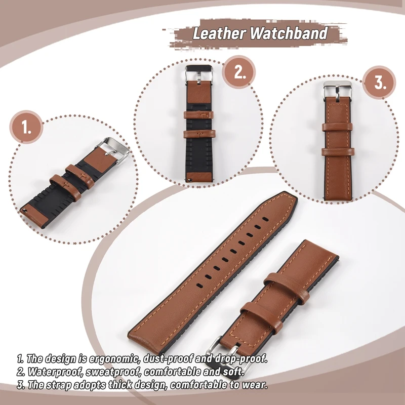 Кожаный ремешок для часов для Huawei Watch GT2 Pro, браслет 22 мм, браслет для Huawei WATCH GT 2 Pro