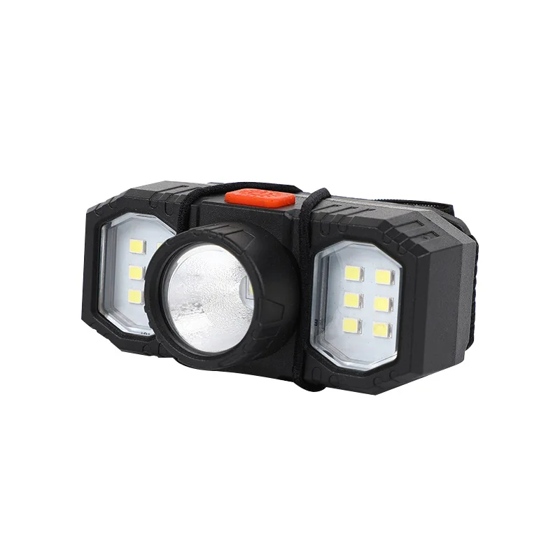 LED Strong Light Headlight USB Charging Outdoor Night Running Headlamp Long Shine Light Cycling Headlight