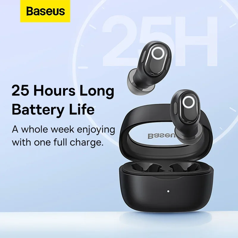 سماعات أذن Baseus WM02 True سماعة لاسلكية تعمل بالبلوتوث 5.3 سماعة أذن صغيرة داخل الأذن Hifi ألعاب رياضية TWS سماعات تحكم باللمس Pro