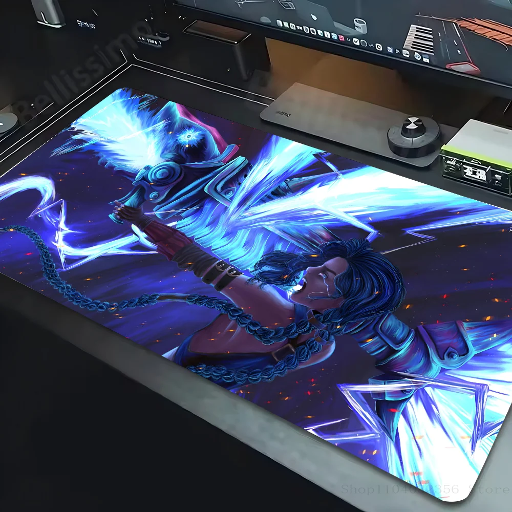 Arcane League Of Legends Mousepad Mouse Mat Desk Mat With Pad Gaming Accessories Prime Gaming XXL Keyboard Pad Padding Mat