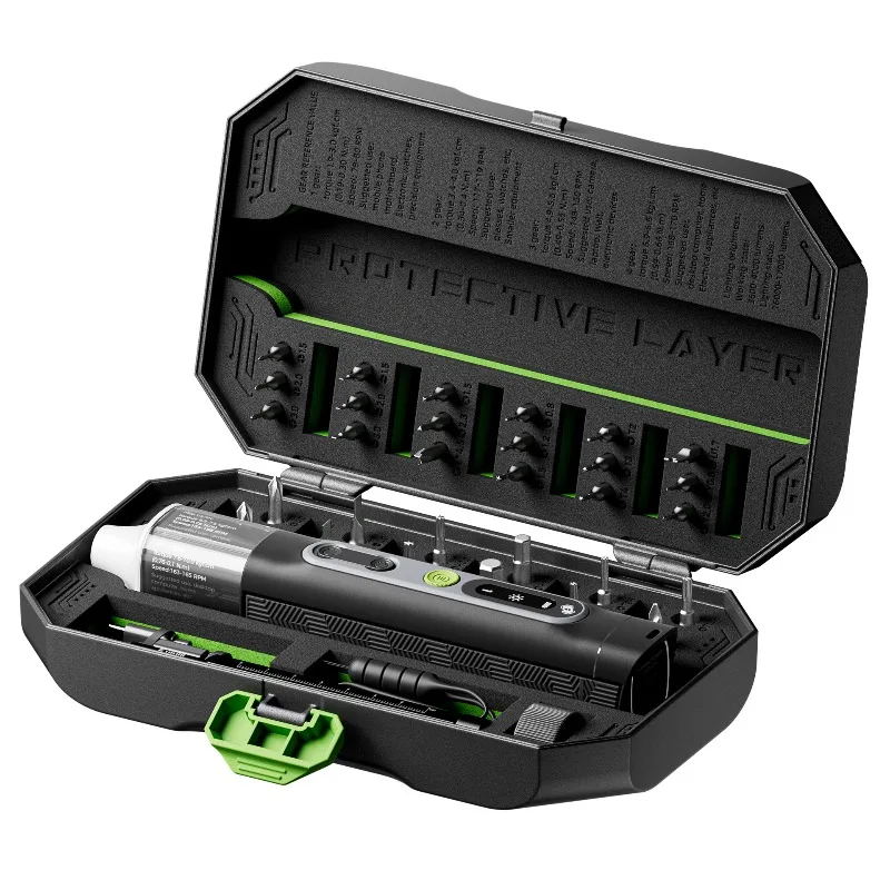 JM-8196 35-in-1 Rechargeable Electric Screwdriver Set with Straight Handle for Home DIY and Electronics Repair