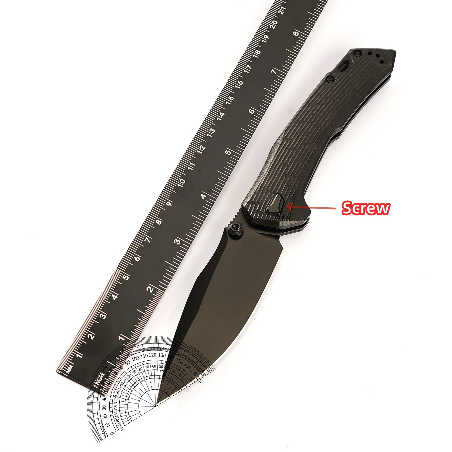 Folding Knife 0203 Black PVD Coating CPM M4 Blade G10 Handle Camping Knife EDC Outdoor Fishing Hiking Knives Tool