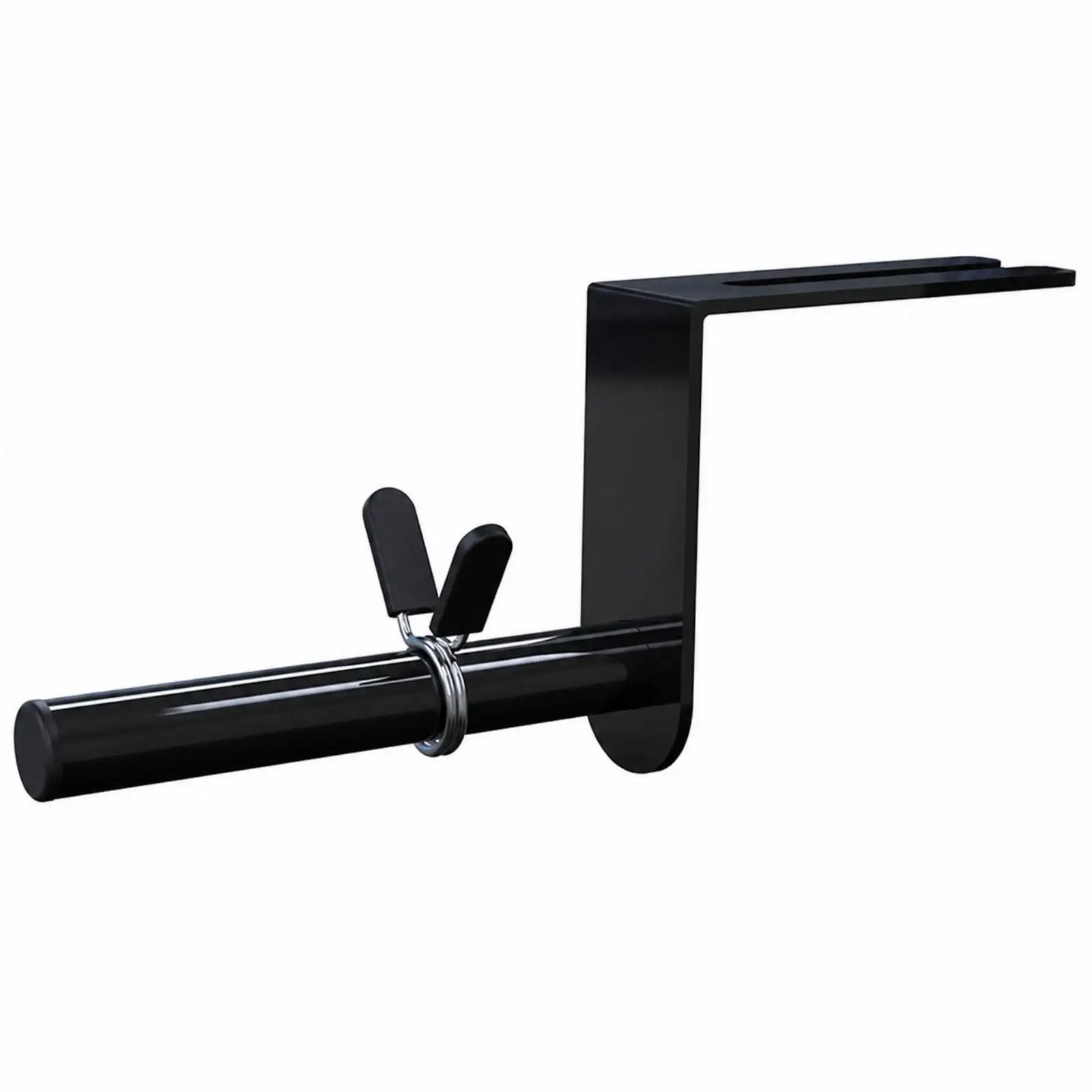Weight Plate Storage Rack Steel Loading Pin Holder for Strength Training Equipment with Secure Clamp