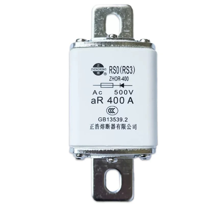 RS0-400 RS3-400 Semiconductor Fast Fuse RSO 250A-400A AC 500V Certified Inverter Drive Protection Fuse Manufacturer