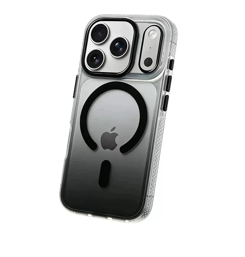 Raised Dot Side Grip Anti‑Slip Matte Translucent Magnetic Case For iPhone 18Pro 17Pro 18Pro Max For Magsafe Shockproof Cover