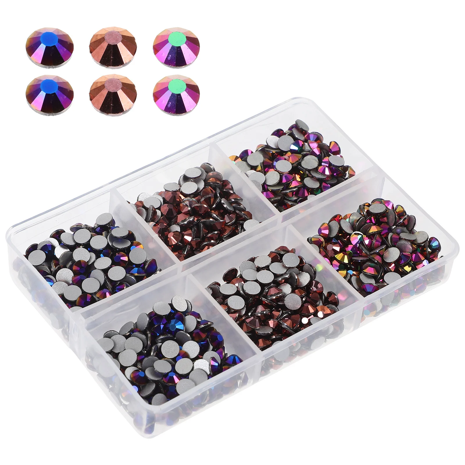 

1440Pcs Water Drill Decoration Set Flatback Glass Rhinestones DIY Craft Rhinestones for Clothes Shoes Accessories Embellishments